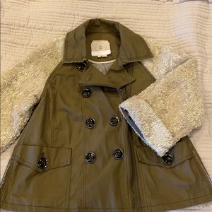 Hei Hei Sequin Sleeve Swing Utility Jacket